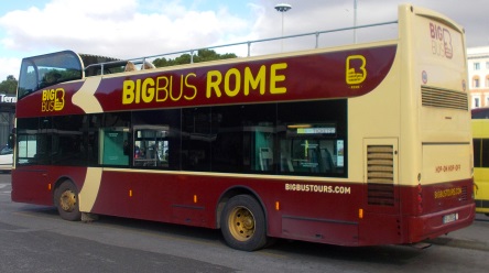 Bus am Hbf Roma Termini (Big Bus Stadtrundfahrt)
